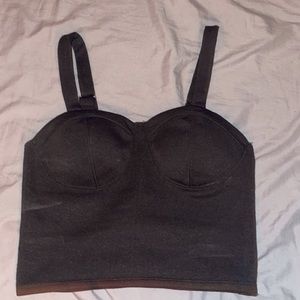 Black medium tank top